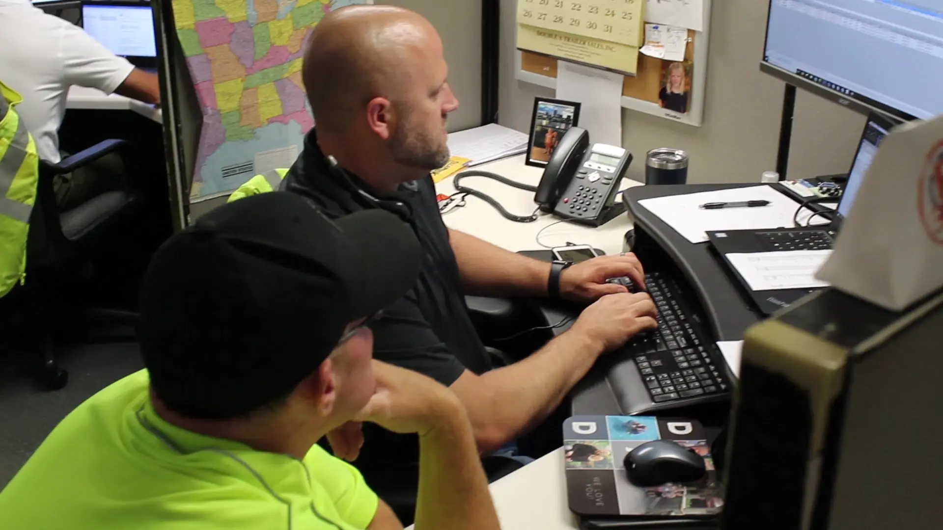 Professional Driver Stephen Shadows His Dispatcher