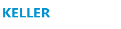 Keller Logo - Blue Keller, White Truck Text