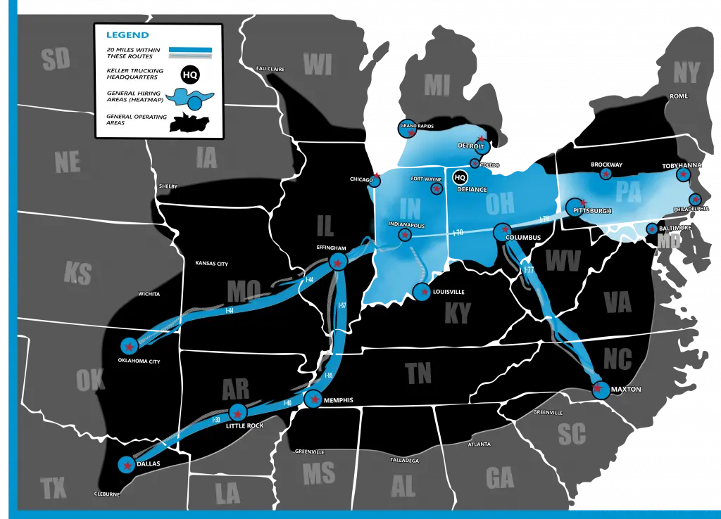 Keller Higher Illustration Map