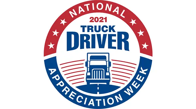 2021 National Truck Driver Appreciation Week Logo
