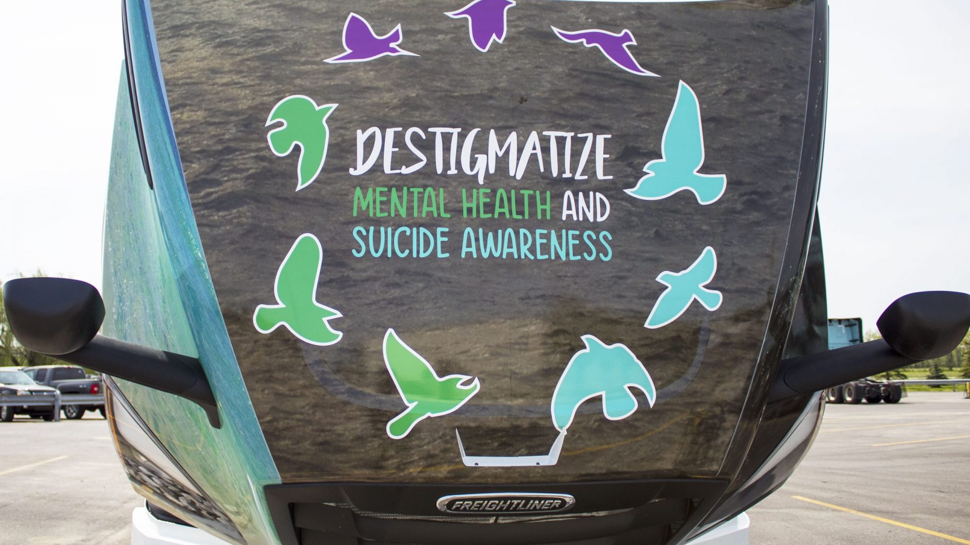 Keller Trucking Mental Health and Suicide Awareness Truck